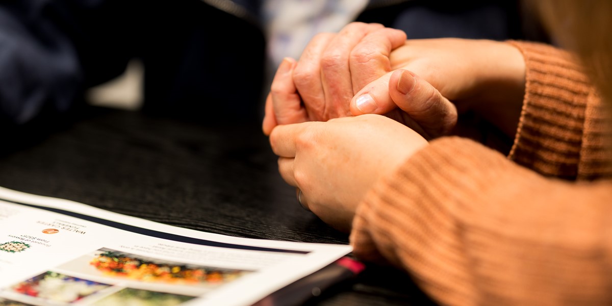 Taking about end-of-life wishes about your funeral